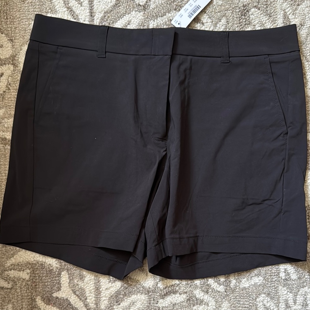 NWT J. Crew Black Athletic Shorts Performance Fit